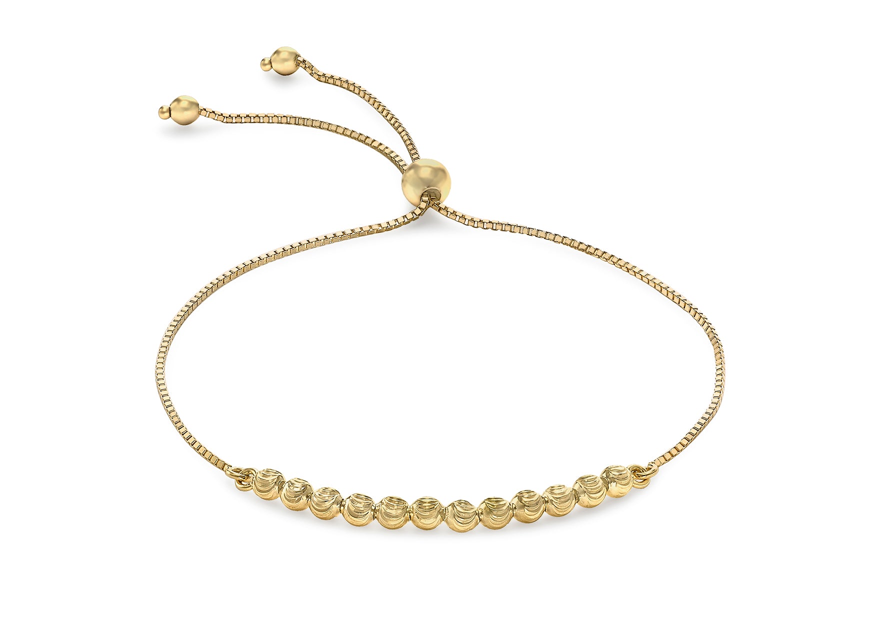 9ct gold clearance ball bracelet