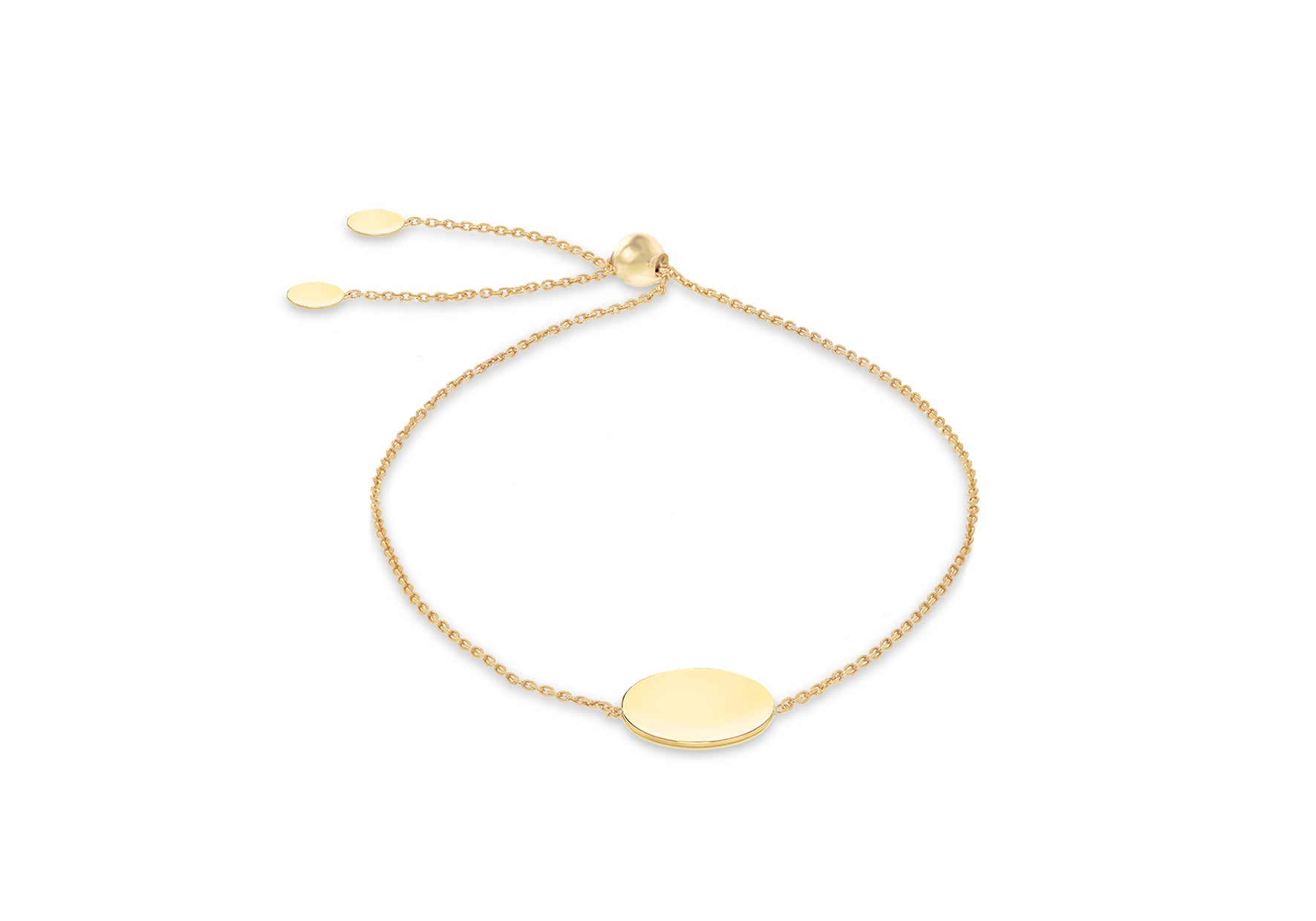 9ct gold slider deals bracelet