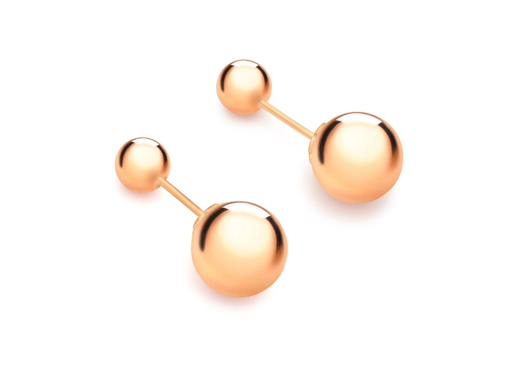 Reversible ball deals stud earrings