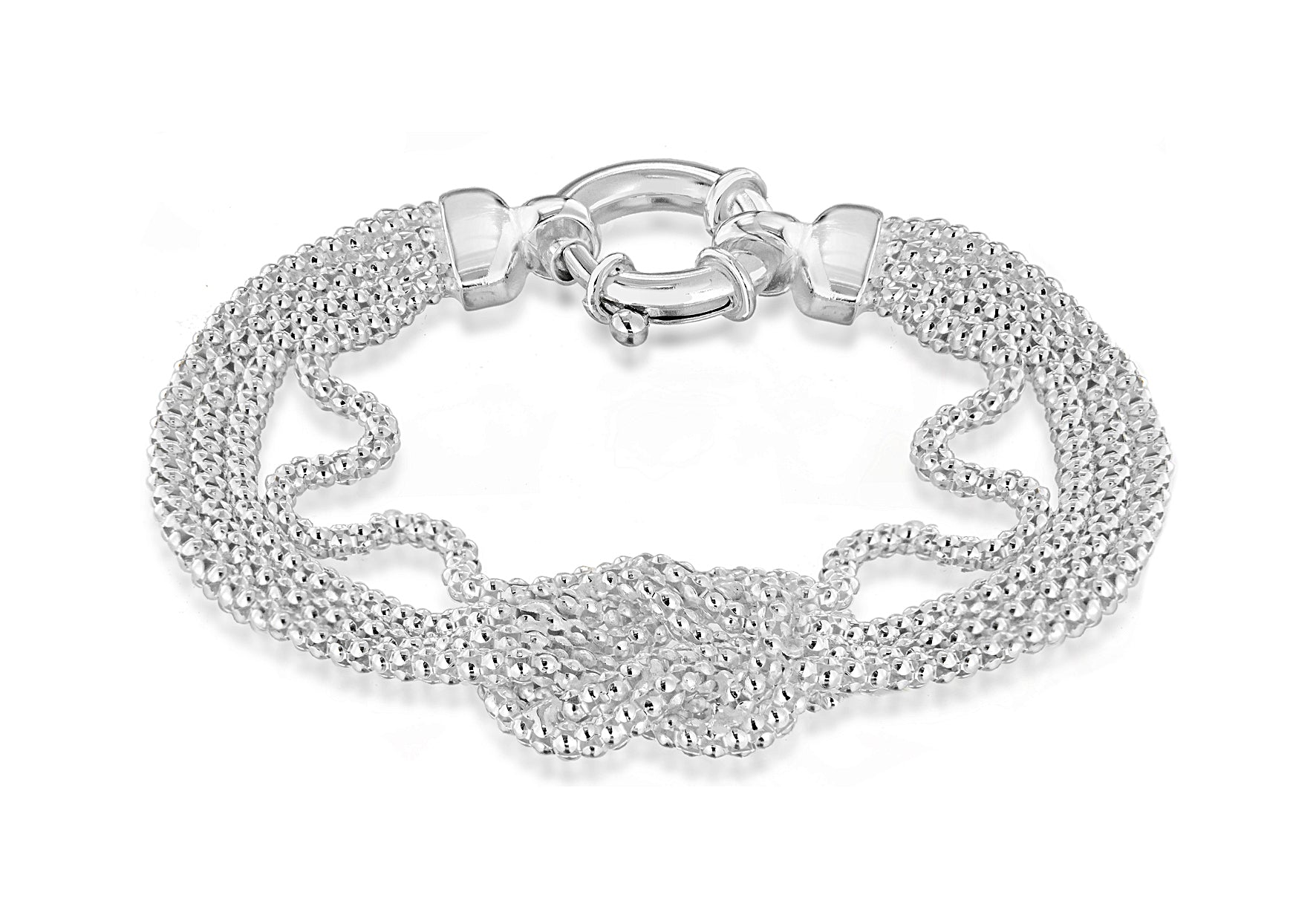 Sterling silver deals popcorn bracelet