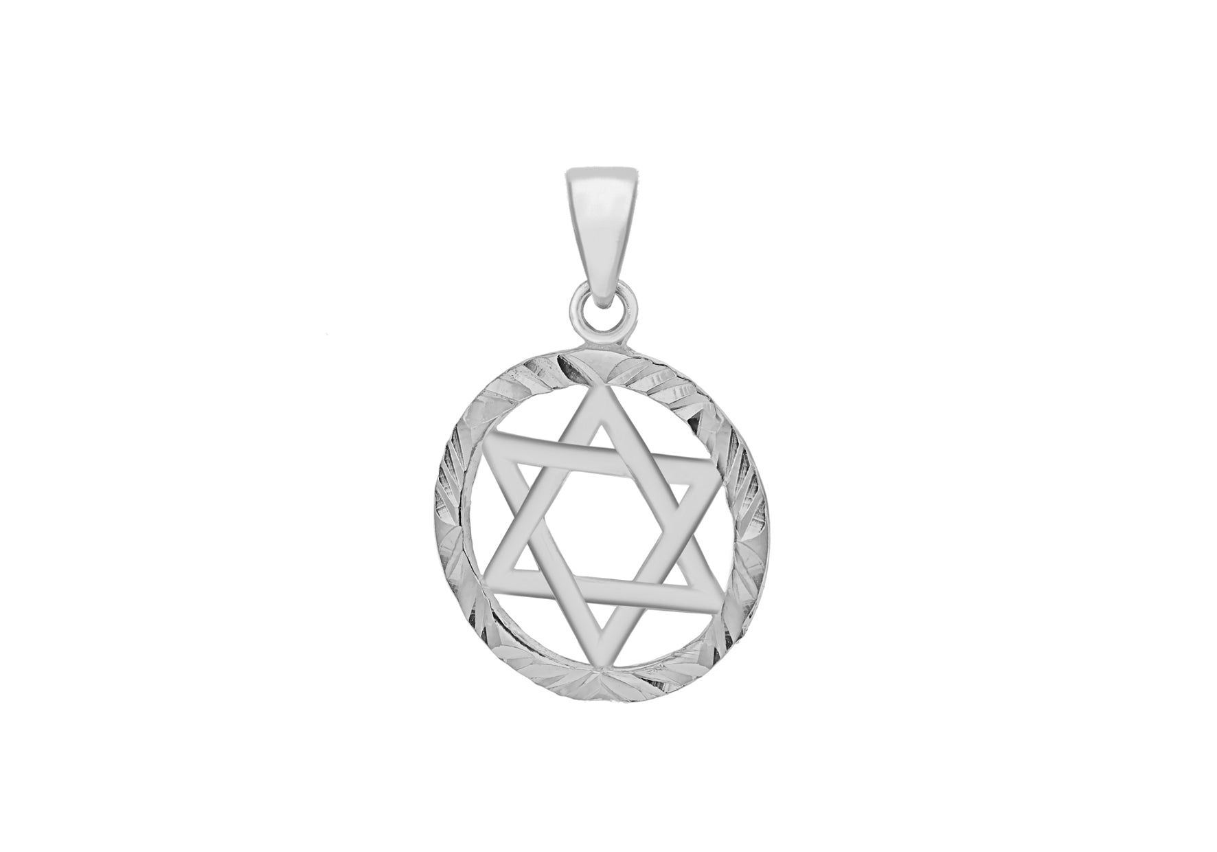 Sterling silver star on sale of david pendant