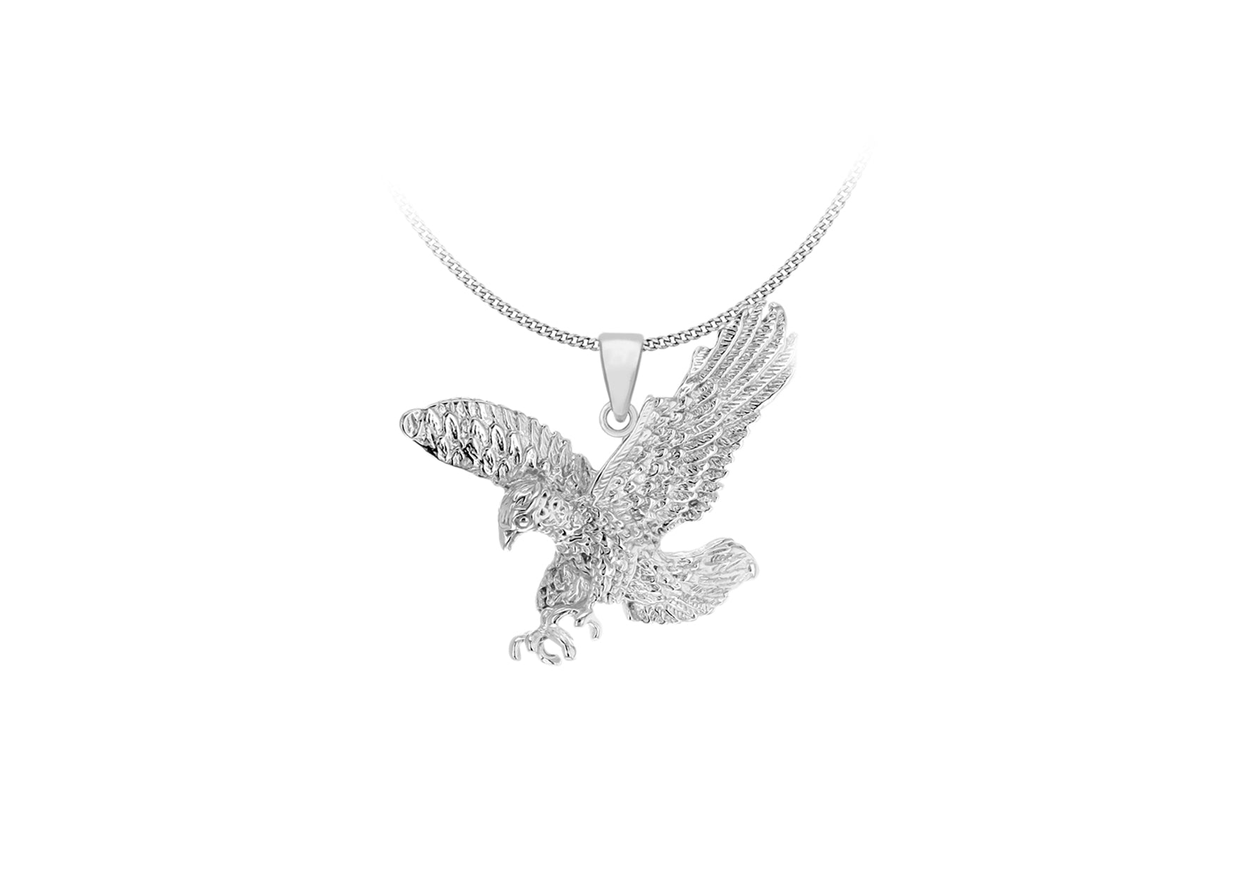 Sterling Silver Eagle Pendant – Harper Kendall