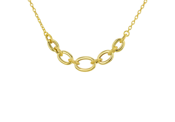 9ct Yellow Gold Curb Link Necklace