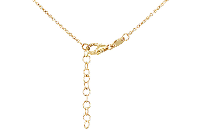 9ct Yellow Gold Etched Sunray Necklace