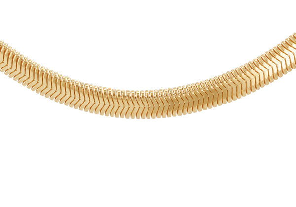 9ct Yellow Gold Flat Snake Chain