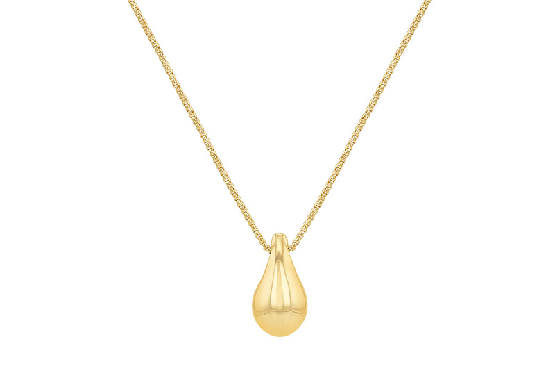 9ct Yellow Gold Bijou Teardrop Pendant