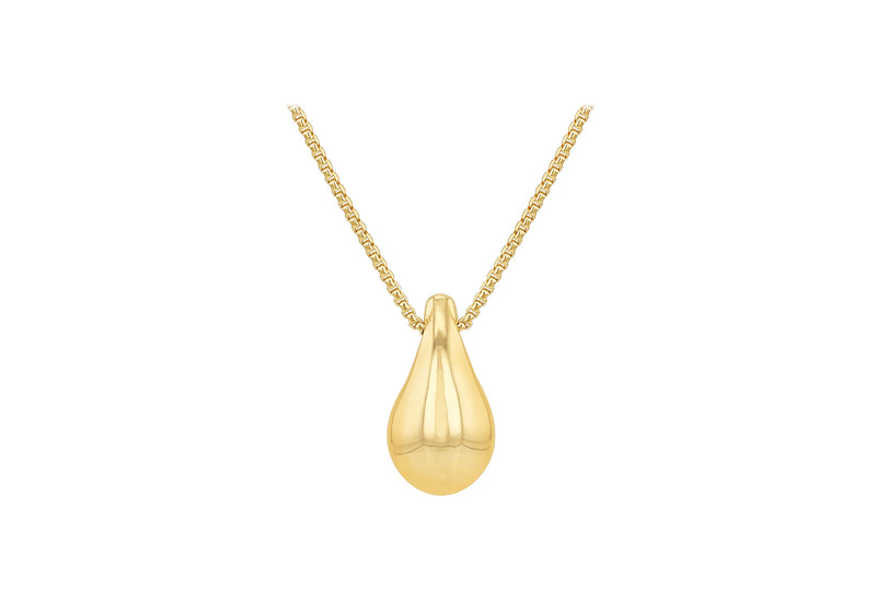 9ct Yellow Gold Bijou Teardrop Pendant