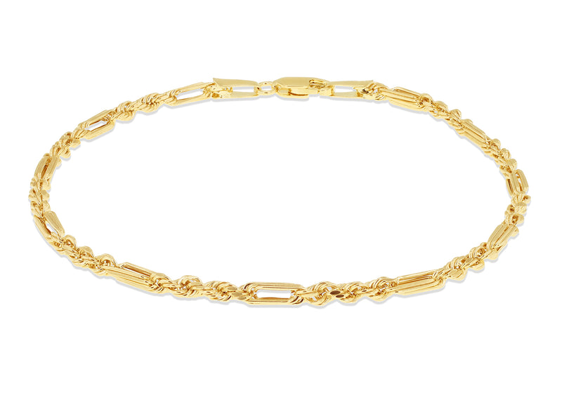 9ct Yellow Gold Knot Twist Bracelet