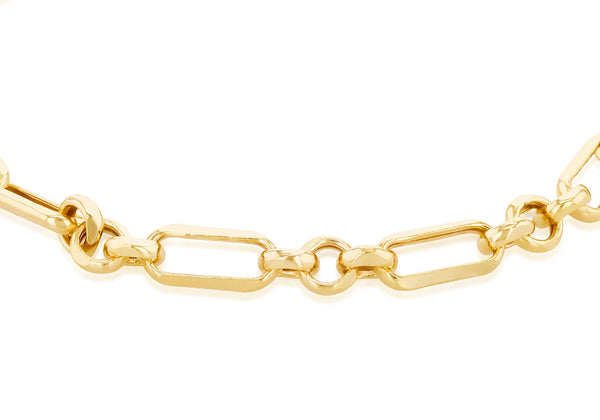 9ct Yellow Gold Belcher Links Bracelet