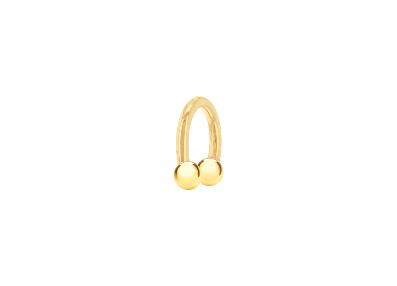 9ct Yellow Gold Nose Piercing Hoop