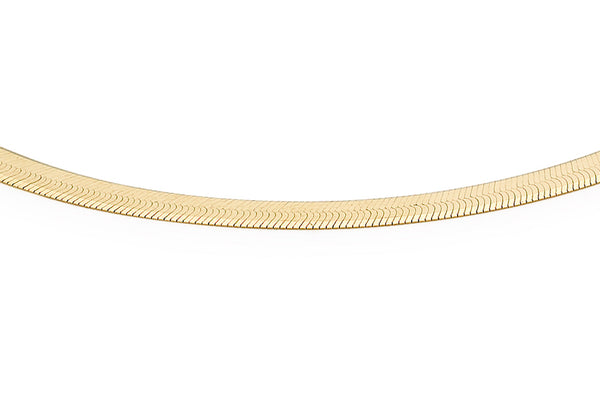 18ct Yellow Gold 30 Herringbone Bracelet