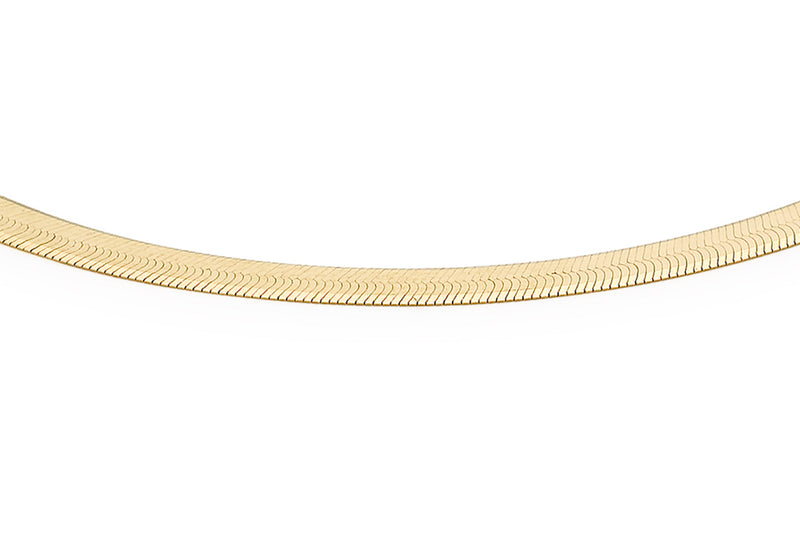 18ct Yellow Gold 30 Herringbone Bracelet