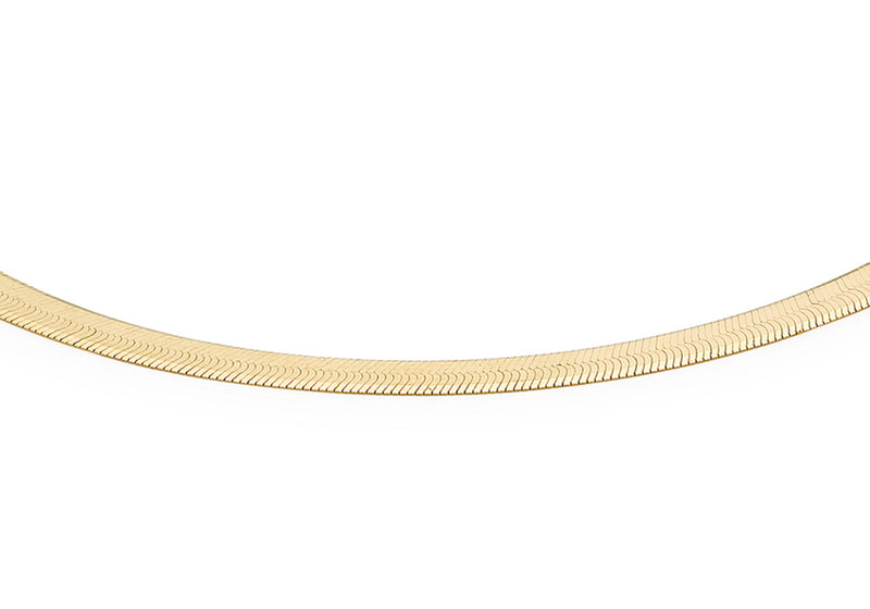 18ct Yellow Gold 60 Herringbone Chain Bracelet