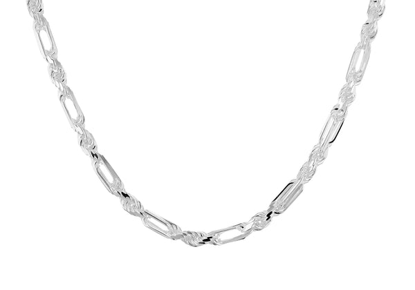 Sterling Silver 80 Figaro Rope Chain