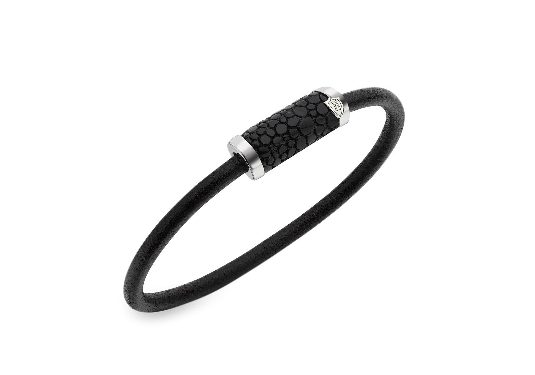 Mens solid silver hot sale magnetic bracelets