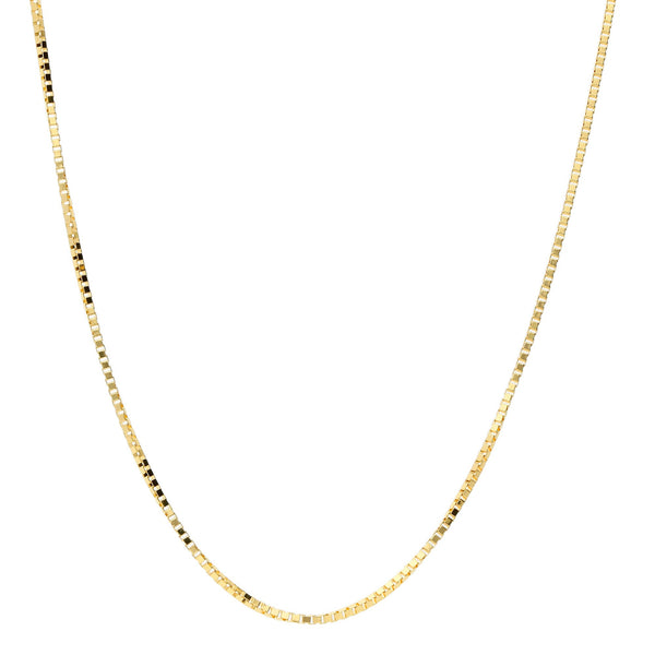 9ct Yellow Gold 30 Venetian Box Chain