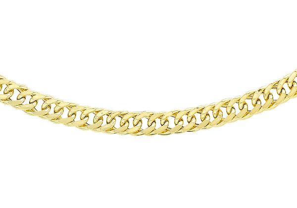 9ct Yellow Gold 60 Triple Curb Chain