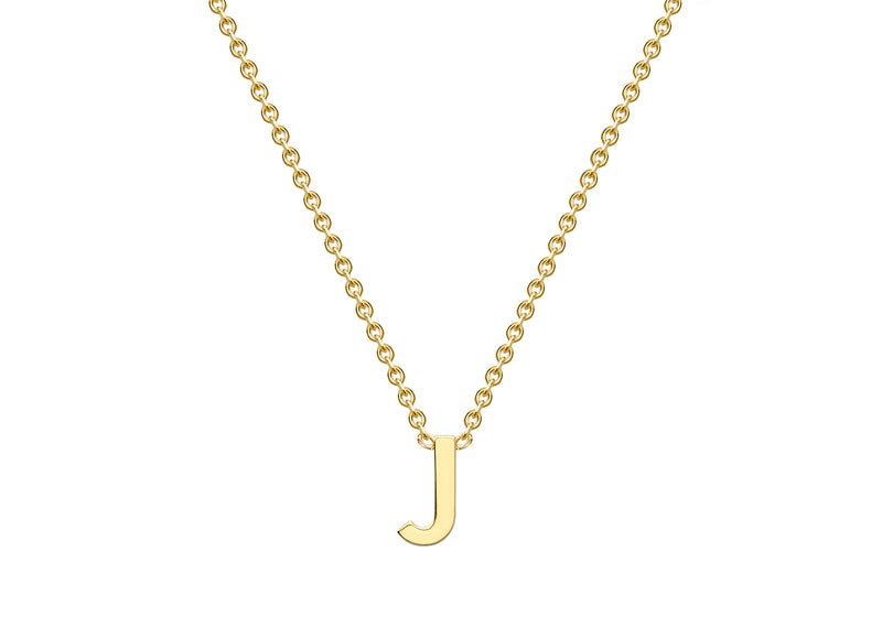 9ct Yellow Gold Initials Adjustable Necklace