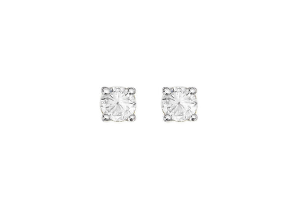 9ct Yellow Gold 0.15t Diamond Solitaire 3mm Stud Earrings