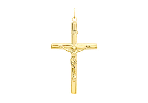 9ct Yellow Gold 29mm x 48mm Crucifix  Pendant