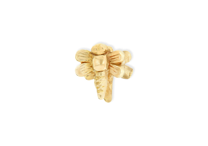 9ct Yellow Gold Dragonfly Bead 