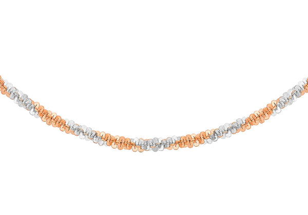 Sterling Silver 40 Two-Tone Tocalle Chain