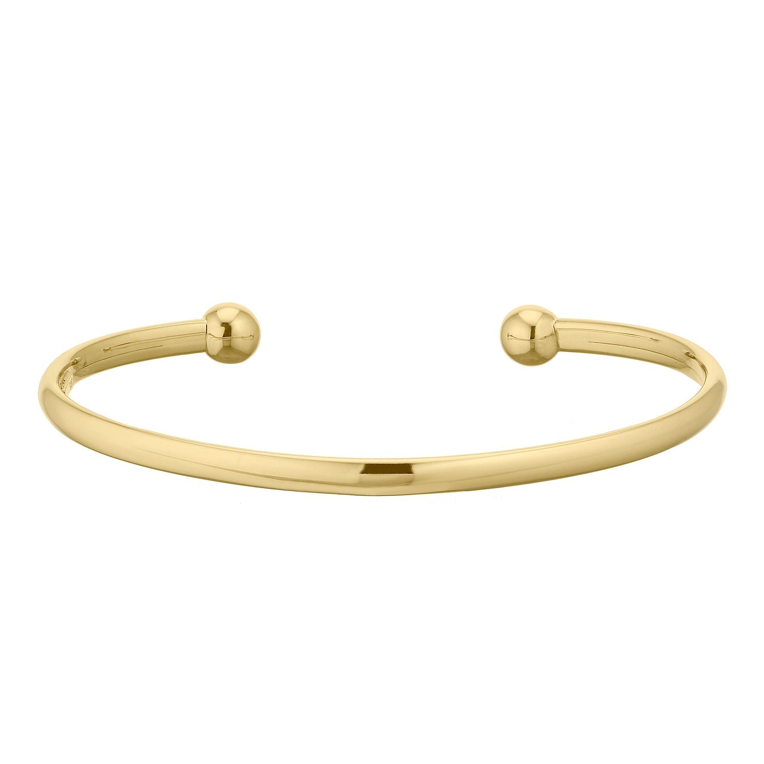 9ct Yellow Gold Children's Loop Bangle - Britannia Jewellery