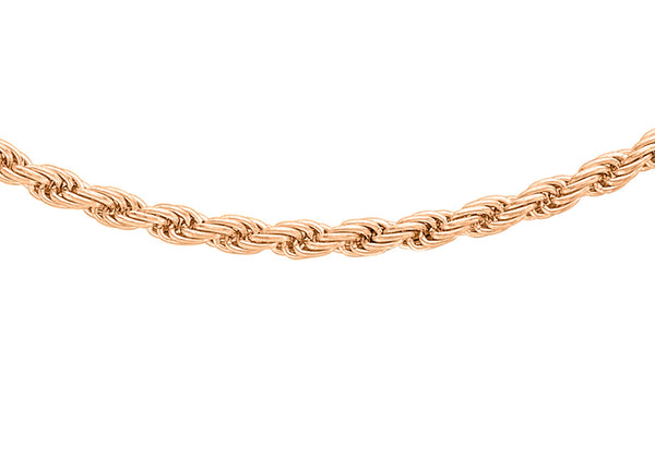 9ct Rose Gold 030 Rope Chain