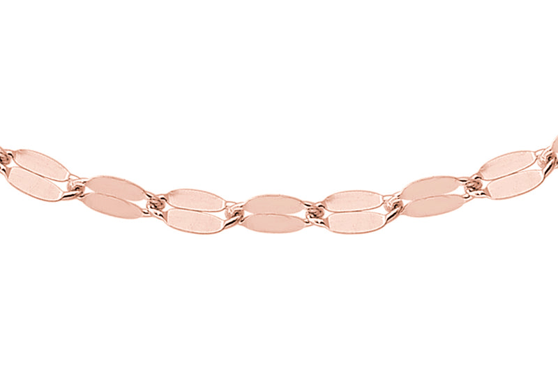 9ct Rose Gold Forzatina Chain