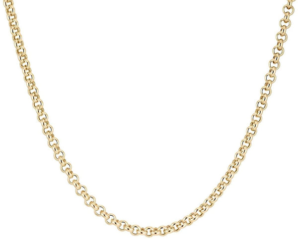 9ct Yellow Gold 100 Round Belcher Chain