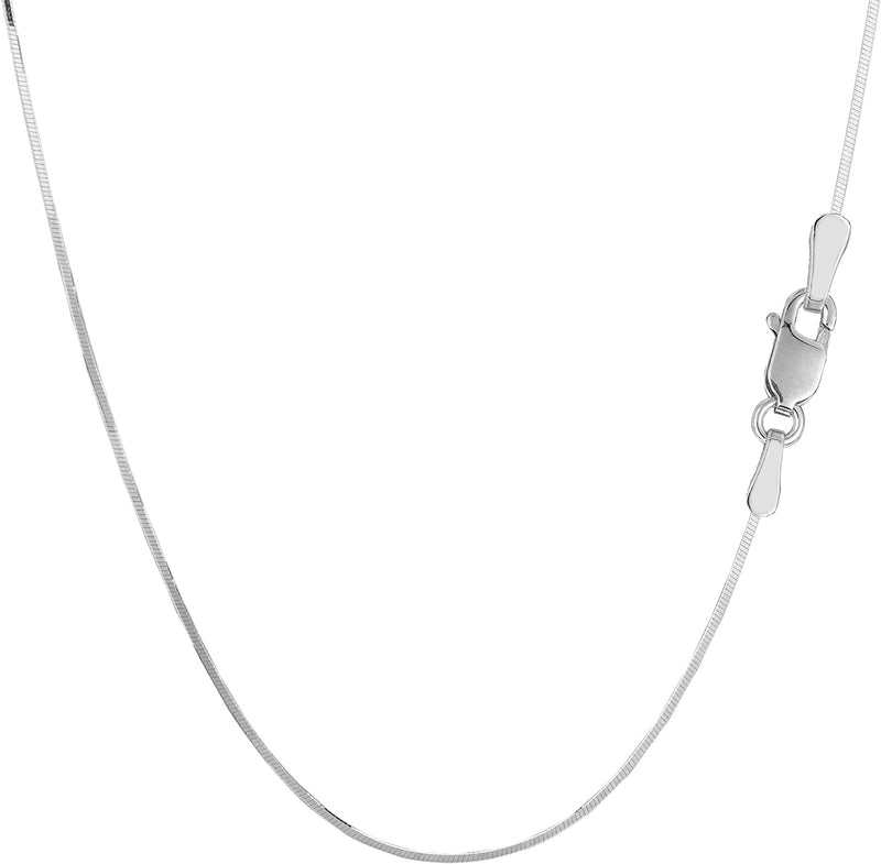 Sterling Silver Octagonal Slim Snake Chain