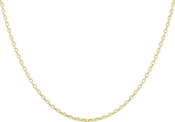 9ct Yellow Gold 100 Oval Belcher Chain