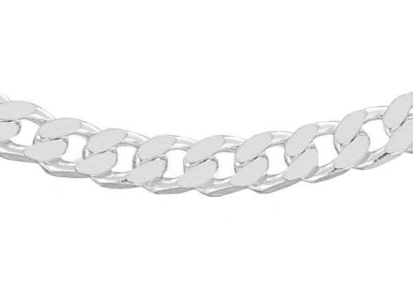 Sterling Silver 300 Square Curb Chain