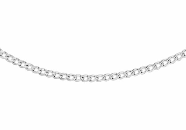 Sterling Silver 100 Round Curb Chain 41m/16"9