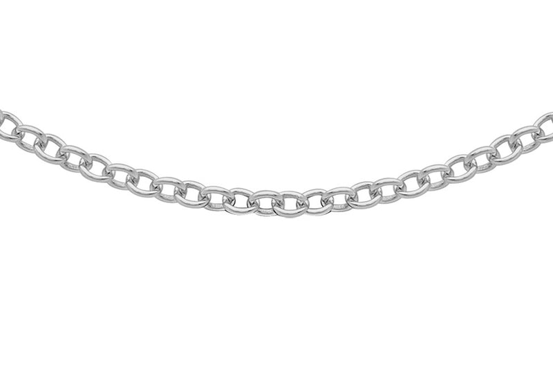 SILVER 035 ROLO Chain 36"9