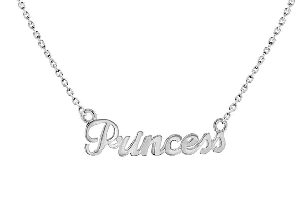 SILVER PrinceSS Necklet 14"9