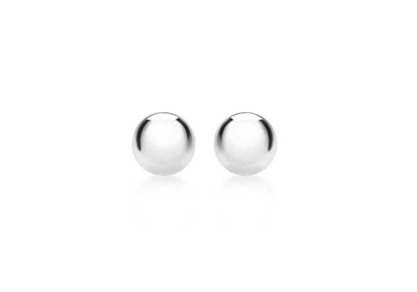 Sterling Silver 3mm Ball Stud Earrings