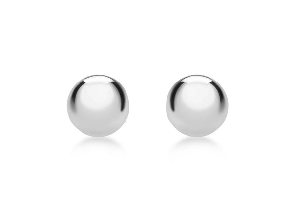 Sterling Silver 4mm Ball Stud Earrings