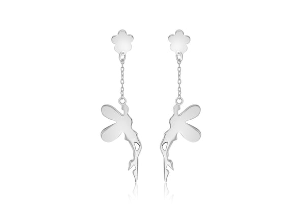 SILVER RHO FAIRY DROP EARRing