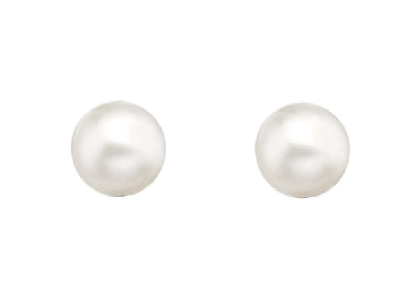 Sterling Silver Freshwater CCultured Pearl Stud Earrings