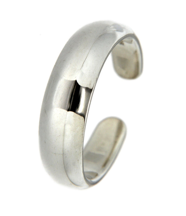 Sterling Silver Plain Toe Ring 