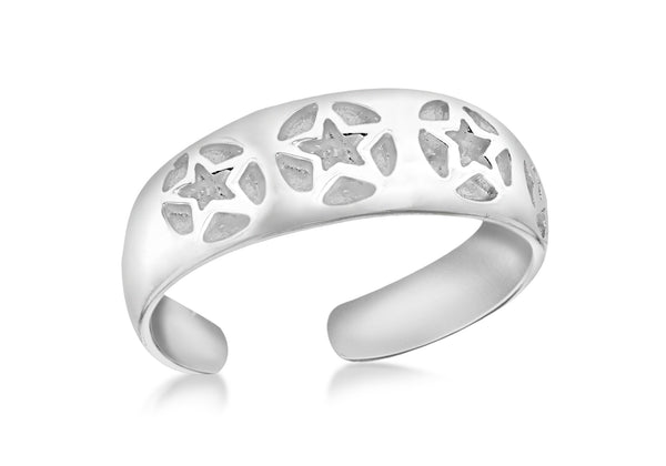 Sterling Silver Star ToeRing