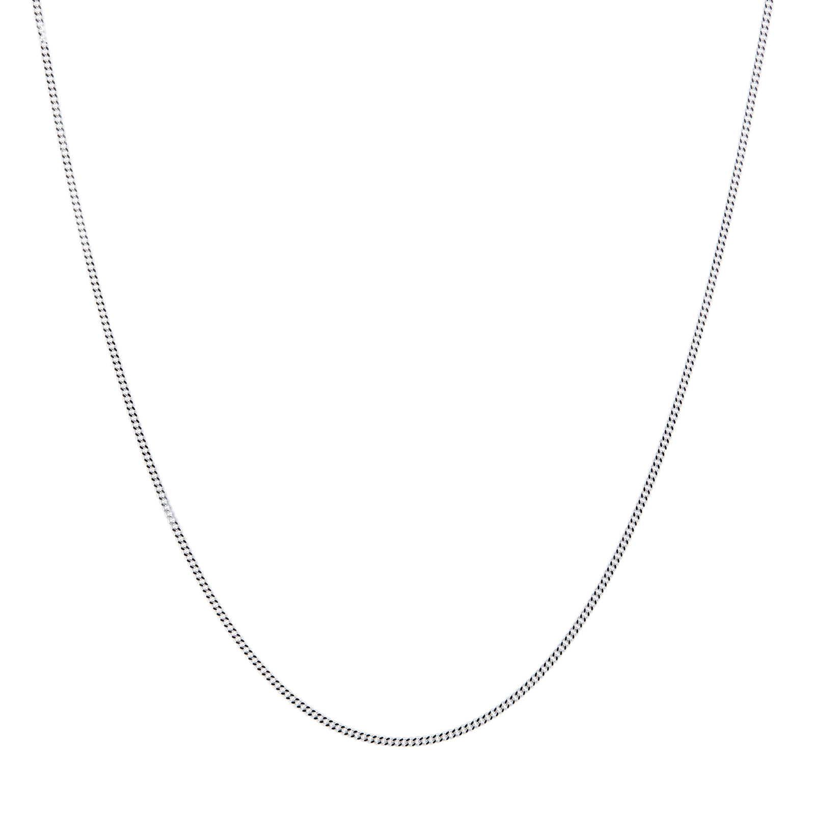 Sterling silver adjustable hot sale chain necklace