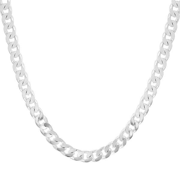 Sterling Silver 300 Square Curb Chain