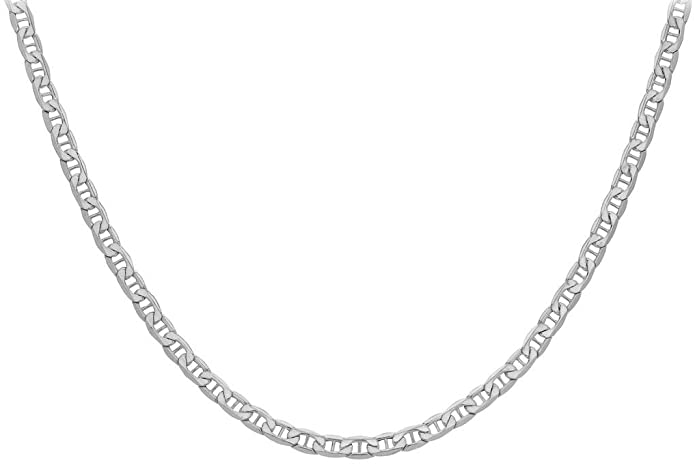 Sterling Silver 250 Diamond Cut Flat Rambo Chain