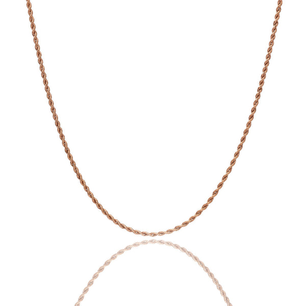 9ct Rose Gold 030 Rope Chain