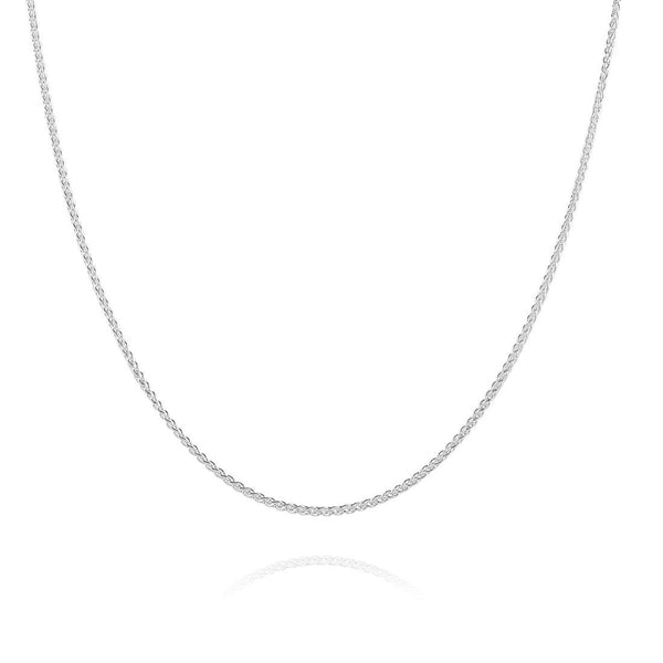 Sterling Silver 40 Spiga Chain