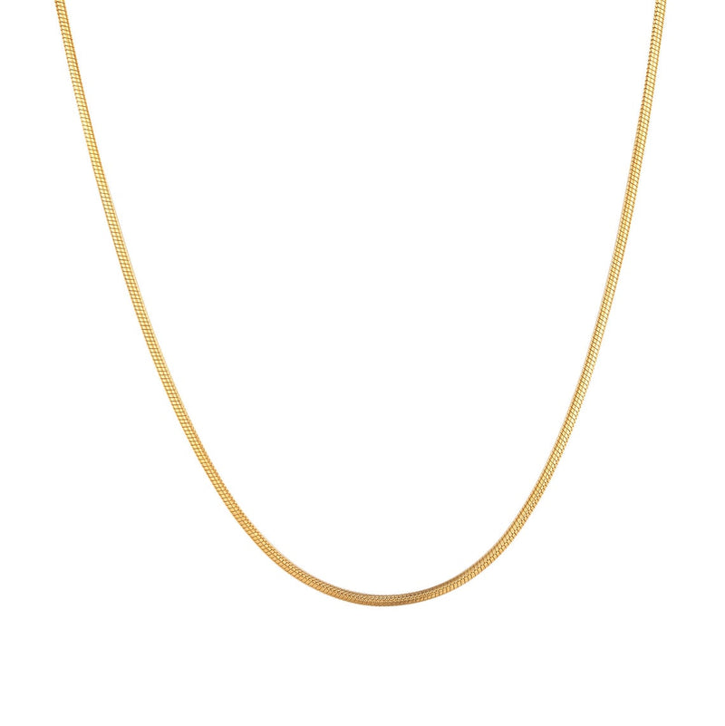 9ct Yellow Gold Square Snake Chain