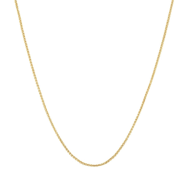 9ct Yellow Gold Wheat Spiga Chain